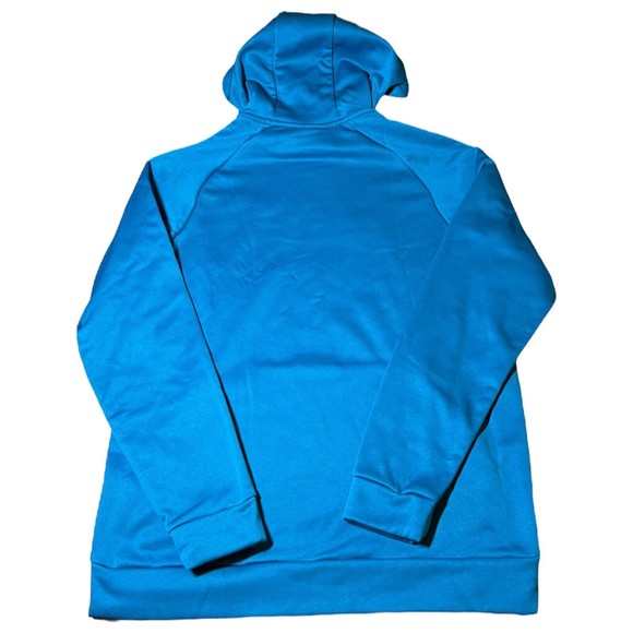 Vintage Nike Hoodie Blue Pullover Swoosh Athletic Sportswear Sweater Mens Size M - Picture 5 of 7